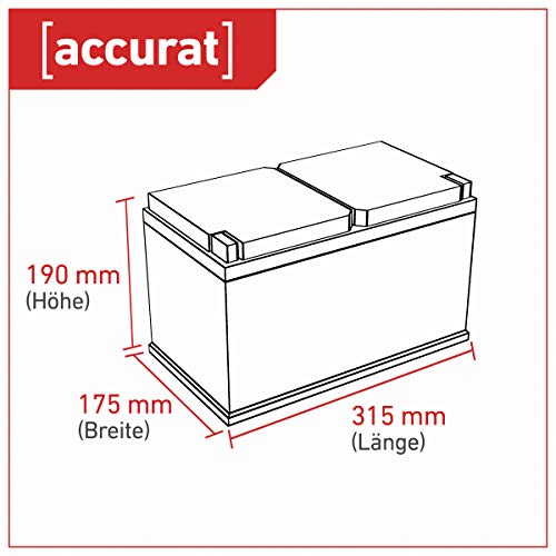 Autobatterie 80Ah Accurat Impuls I80 AGM – 12V, 800A, wartungsfrei