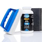 Poli Ox® Oxidation Removal Kit for Boats, RVs, or Fiberglass Surfaces–Removes Heavy Oxidation, Stains & Grime–Safe on Fiberglass, Gelcoat, Vinyl Decals: Includes 16 oz Cleaner, Scrub Pad & Sanding Pad