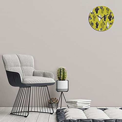 Horloge en verre pour cuisine et salon décoration murale moderne - 5