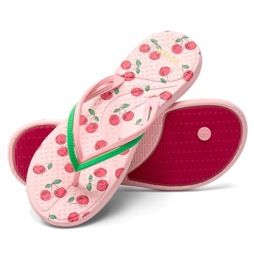 Image of VOVEA Flip Flops For Women Non-Slip Bathroom Shower Shoes Cushion foam Indoor and Outdoor Sandals
