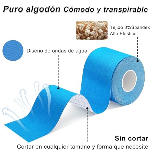 Fitness, Sports cintas kinesiologicas Marca AUGUSTYUE (2)