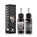 HAWINK Tinta de Tatuaje Profesional Negro Puro 1 Botella con 1oz (30ml) Pure Black Ink TI203DE-30-001