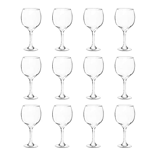 Discount Promos Premiere Wedding Wine Glasses 20.5 Oz. Set Of 12, Bulk Pack - Restaurant Glassware, Perfect For Red Wine Or White Wine - Clear #TOP6