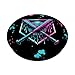 Baseball Ice Cream Drip With Sprinkles Home Plate Youth Boys PopSockets Adhesive PopGrip