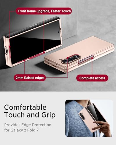 Coque Galaxy Z Fold 7 Miimall fine avec protège-écran mat - 5