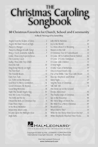 The Christmas Caroling Songbook: From SA to SATB Choral Christmas Music Collection - a Christmas Carol Book with 50 Favorite Songs - Image 4