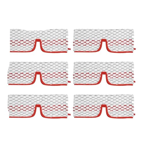 VAMOARPOL Carpet Cleaning Machine Accessories, Microfiber Floor Mop Pads Compatible with,Compatible for O-cedar/Vileda Promist MAX Washg, Replacement Spare Parts Accessories(6 PCS)