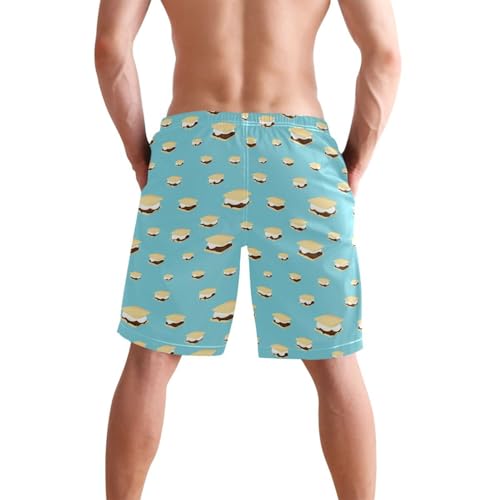 Dragons Men's Swim Trunks Quick Dry Beach Shorts with Pockets and Mesh Lining3