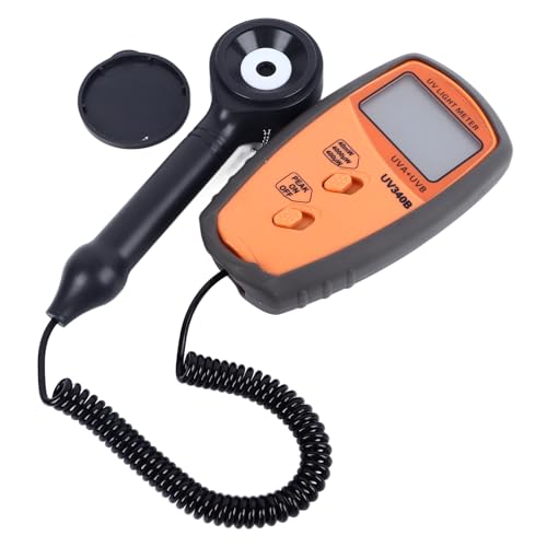 Medidor de luz UV radiómetro UVA UVB pantalla LCD iluminación solar exterior 2