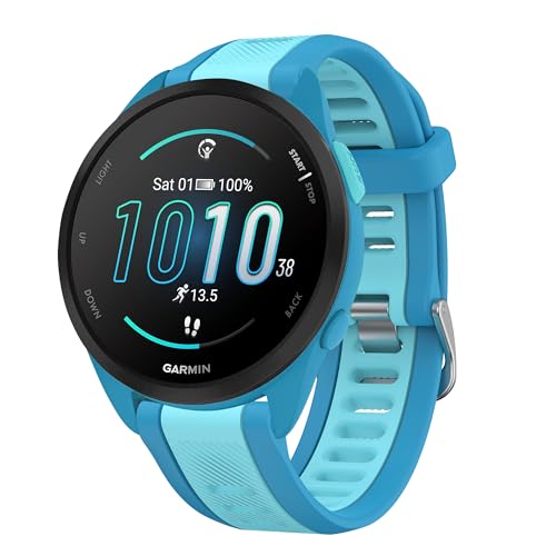 Correa de silicona 20mm para Garmin Forerunner 165