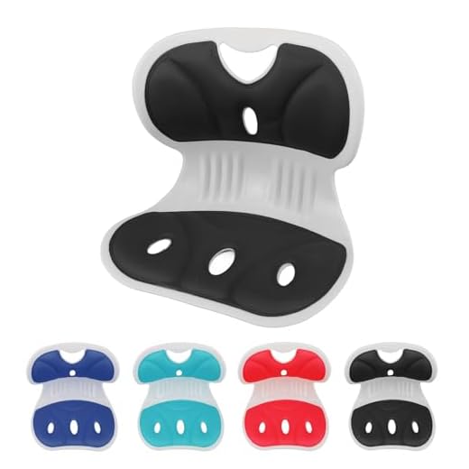 Almofada Para Cadeira De Escritório, Almofada Para Assento De Carro, Formato De Pétala, Cadeira De Proteção De Cintura, Design Ergonômico, Cadeira De Correção De Postura Sentada(Preto)