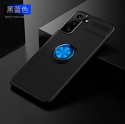 Capa compatível para Samsung Galaxy S21 Capa de silicone Suporte de protetor magnético Anel de absor