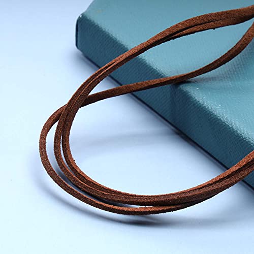 Boho Layered Leather Choker Necklace Brown Suede Choker Necklace Short Velvet Necklaces Punk Vintage Necklace Jewelry for Women (Brown)4