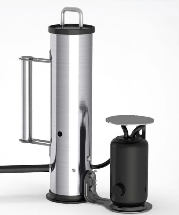 Portable Smoke Generator with Electric Air Pump - Stainless Steel Cold & Hot Smoker for Any Grill, BBQ, Camping & Outdoor Cooking - Get Consistent Flavor from Pellets & Wood Chips