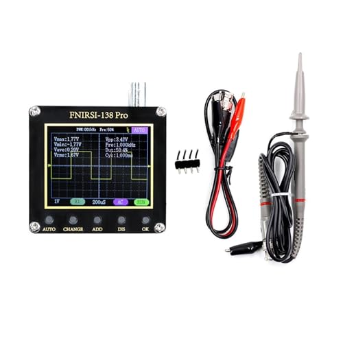 138 PRO �n���h�w���h�f�W�^���I�V���X�R�[�v 2.5MSa/s 200KHz�A�i���O�ш敝 ����80Khz PWM���T�|�[�g(With BAT. 10x Probe)