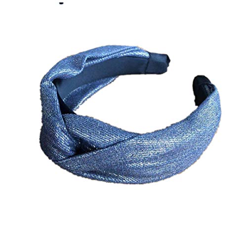 Womens Headbands Fashion Twist Hair Band Ladies Retro Bow Tie Hairband Elastic Knotted Turban Wide Simple Hair Hoop Headwear Hair Accessories