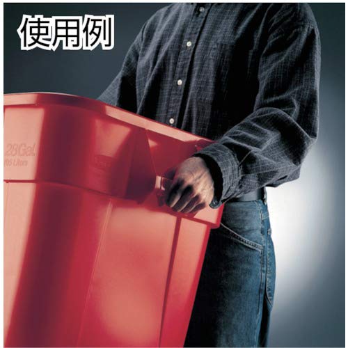 Rubbermaid Commercial Products Brute Square Bin Storage Container Without Lid, 28-Gallon, Red (Fg352600Red) #TOP7