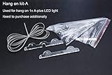 [Einfach zu bedienen] Die Glühlampe kann in jeder gewünschten Position installiert werden. Perfekte Dekoration für Aquarien, Tierkäfige, auch für Schwimmbäder, Teiche oder Steingärten geeignet.