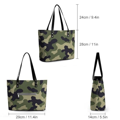 Bolso Tote grande con cierre para mujeres y hombres miniatura 7
