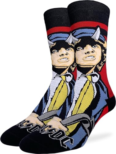 Good Luck Sock Men's AC/DC Band Socks, Adult