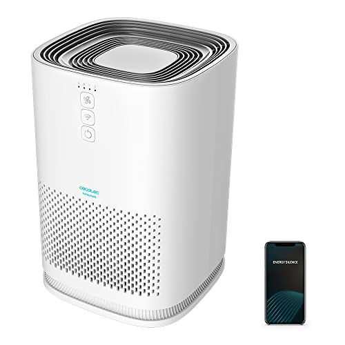 Cecotec Purificateur d&rsquo;air TotalPure Connected 7500 Connected Purificateur d’air avec 600 CADR, 200 m3 de surface couverte, écran LED et contrôle via Wi-Fi. (1500 Connected)