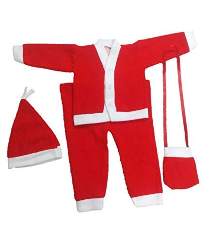 Image of F&N Home Decor Santa Claus Costume Christmas Dress for Kids