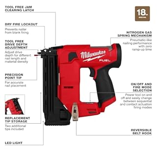 Milwaukee Electric - M12 Fuel 18 Gauge Compact Brad Nailer
