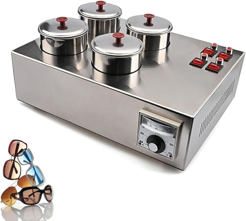 Máquina de tintado de lentes de 4 vasos con control de temperatura 2