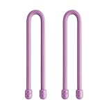 Nite Ize GT6-2PK-12 Gear Tie Reusable 6-Inch Rubber Twist Tie, Pink