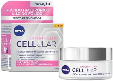 NIVEA Creme Facial Antissinais Cellular Filler Dia FPS 30 49g - C...