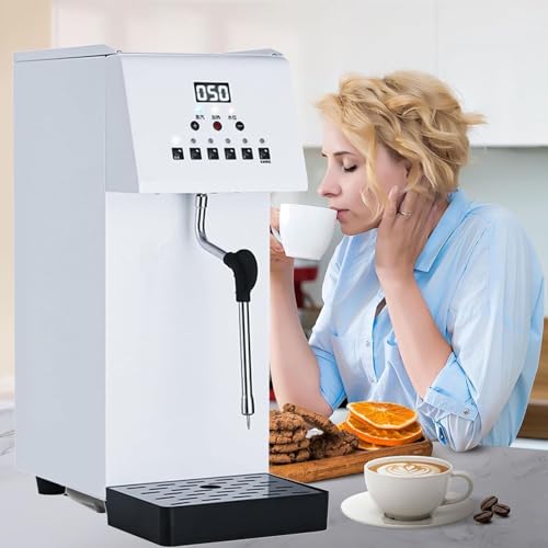 Espumador de leche comercial de 2500 W, máquina automática eléctrica para café, leche, té y café.