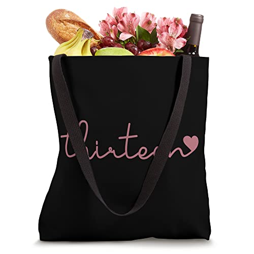 Bolso Tote para niña 13 años diseño corazón miniatura 4
