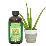 Premium Liquid Aloe Vera Plant Fertilizer - 3-1-2 Concentrate for Indoor Plants and Flowers by GardenNova | Organic Plant Food for Aloe Vera Plants - 8oz