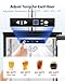 VEVOR Beer Kegerator, Single Tap Commercial Draft Beer Dispenser for D system, Refrigerator With Shelves, Hold 1 Sixth Keg, 2.5lbs CO2 Tank, 92L