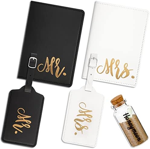 mr and mrs passport covers and luggage tags gift Martinique