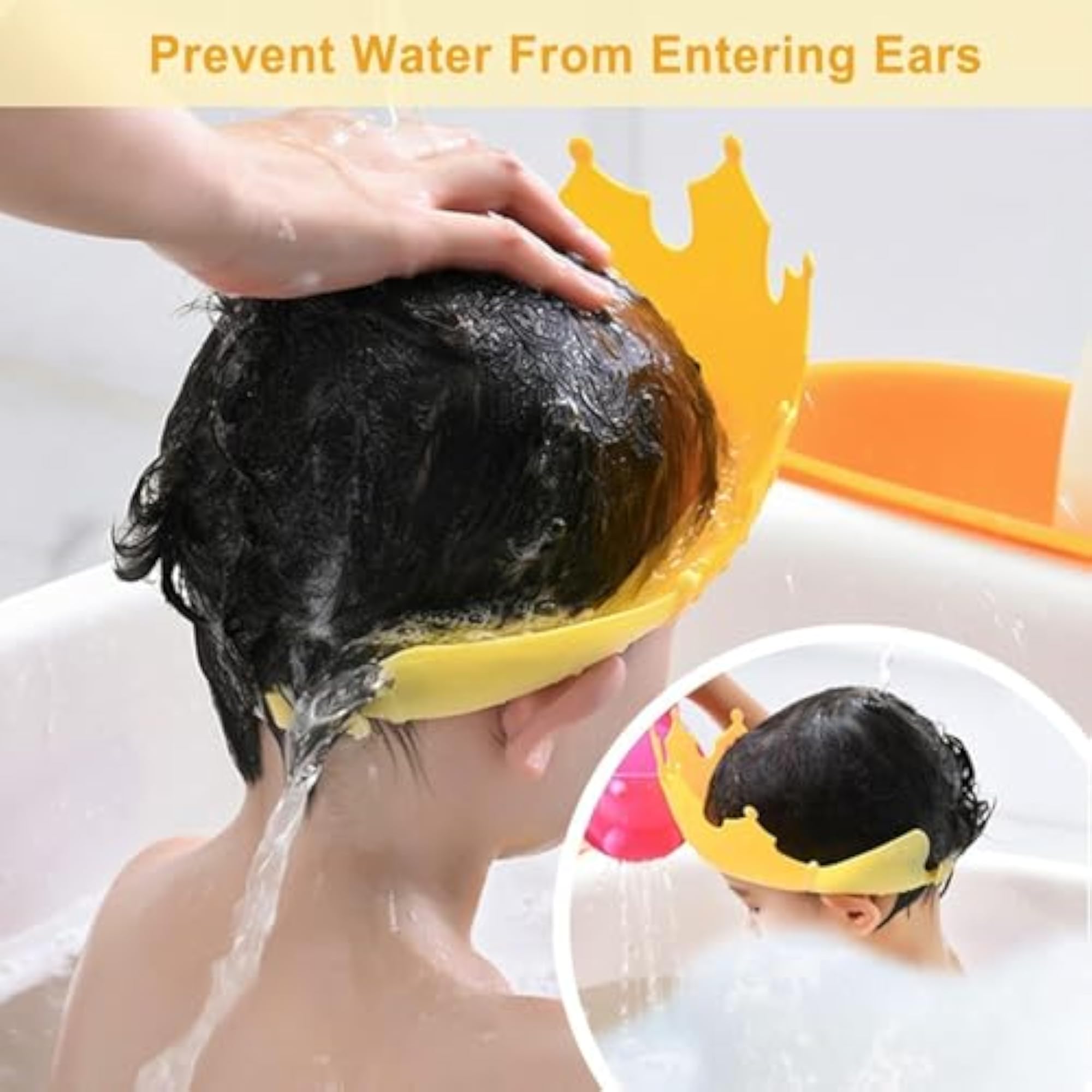 Baby Shower Cap Shield for Eye and Ear Protection