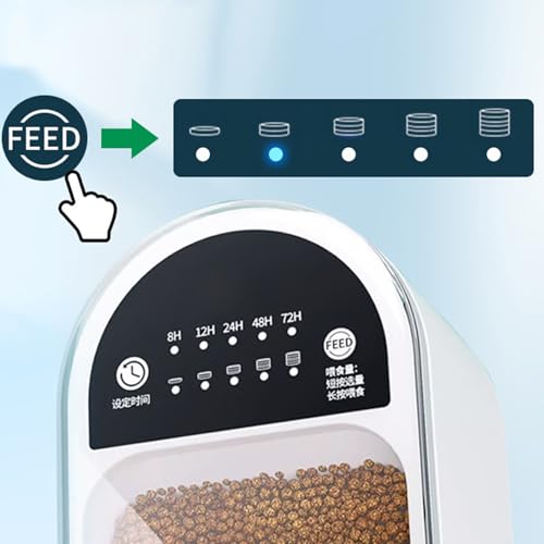 Alimentador automático de peces y accesorios de alimentación para tanques pequeños de hogar 6