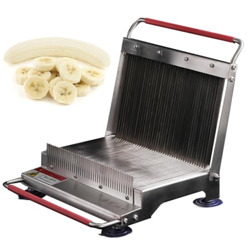 Cortador de verduras, manual de acero inoxidable, grosor ajustable de 8 mm, ideal para jamón, salchichas, tofu, chiles, cebolletas