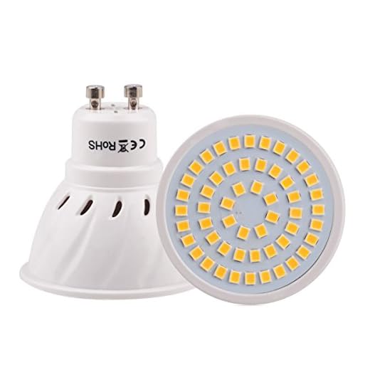 LED-majslampa för inomhus ＆ utomhus ， GU10 54LED 5W LED 2835SMD 400-500LM Varm vit Cool White Natural White LED Spotlight (AC 110V / AC220V) (Color : 220V, Size : Cold White)