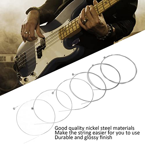 Corde de guitare, remplacement 6 pièces de cordes de guitare professionnelles pour basse - Les Beatles, Paul McCartney, John Lennon, RIngo Starr, George Harrison Corde de guitare, remplacement 6 pièces de cordes de guitare professionnelles pour basse – Image 3