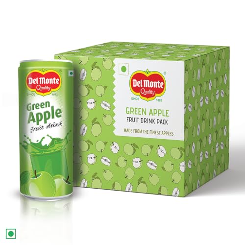 Image of Del Monte Green Apple Fruit Drink Gift Pack, Pack of 12, 240ml