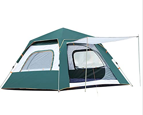 Tente camping 3-4 personnes imperméable automatique anti-tempête été