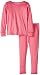 Cuddl Duds Little Girls' Toddler Essential Long Underwear Two-Piece Set