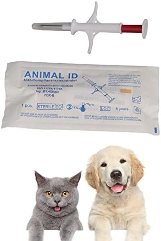 The Phoenix Rises RFID Pet ID Tag Microchip Set of 20 with Injecting Kit for Cats & Dogs | Anti Migration Coating, Bio Compatible…