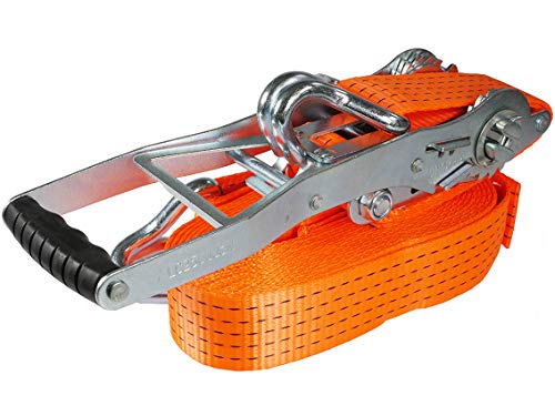 INDUSTRIE PLANET 10 Stück 5000kg 8m Spanngurte mit Ratsche Ergo Langhebelratsche 50mm 2500 daN Ratschengurte Zurrgurte – Bild 8