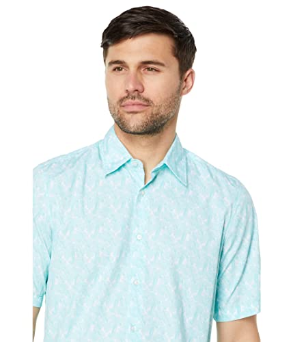 BOSS Rash Patterned Short Sleeve Button-Down Shirt3