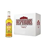 Desperados Beer Lager Blonde, Gold Liquor Tequila 5.9% Glass Bottle 12x650 ml (packaging may vary)