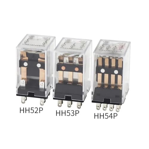 Relé intermedio electromagnético HH53P AC110V con indicador LED 5