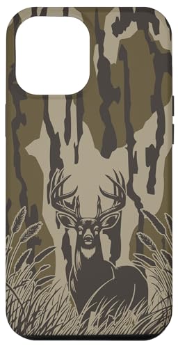 Bottom Lands camo Whitetail Deer Buck Hunting camo Case for iPhone 12 Pro Max