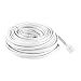 RilexAwhile White Male RJ11 to male RJ11 6P4C Modular Telephone Extenstion Lead Cable Cord 9M 30ft